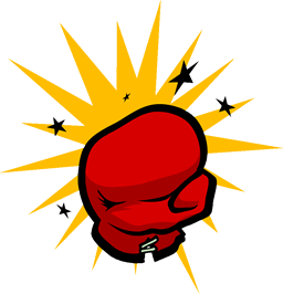 Red boxing gloves clipart