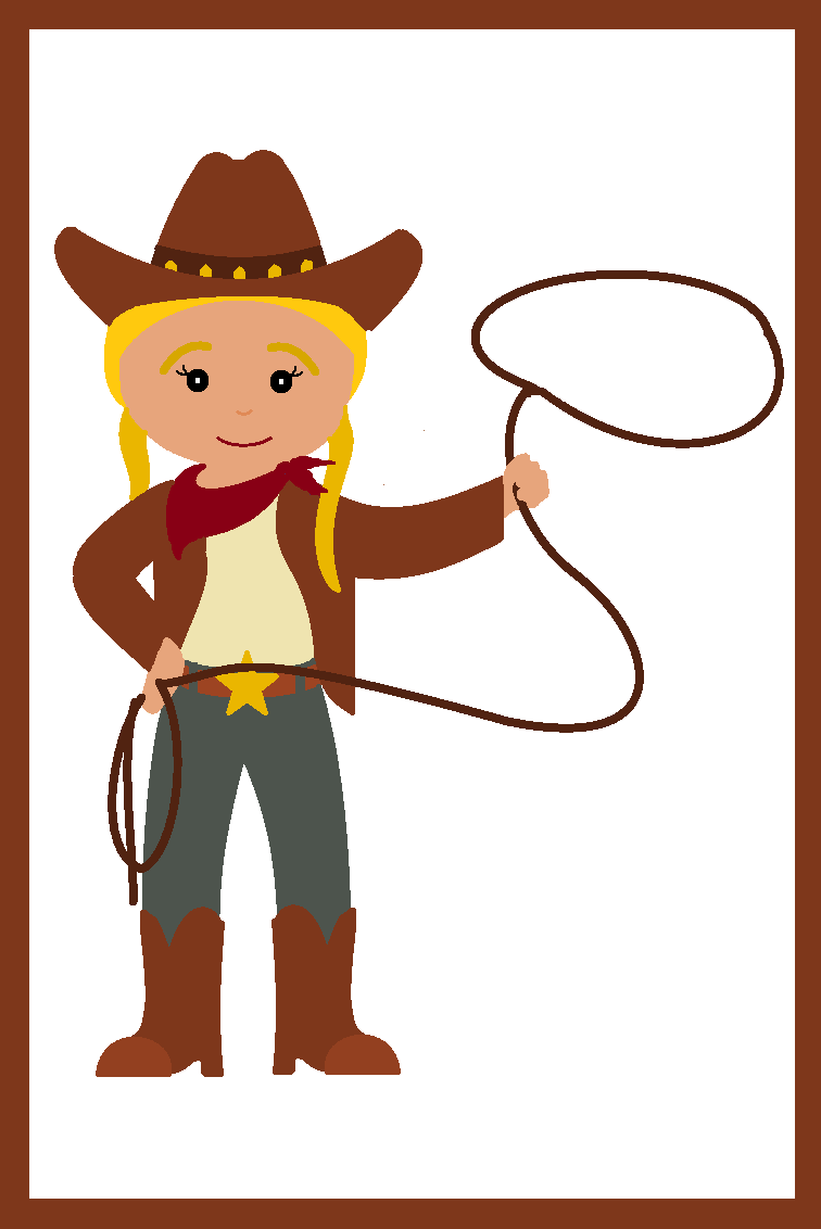 Cowgirl clip art free clipart - Clipartix