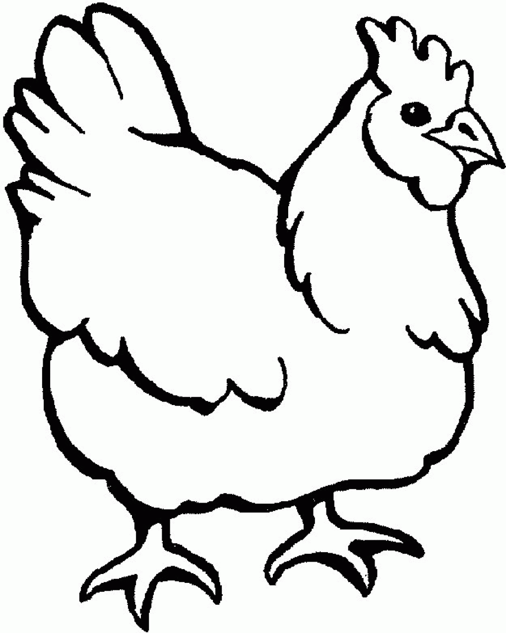 Chicken Outline