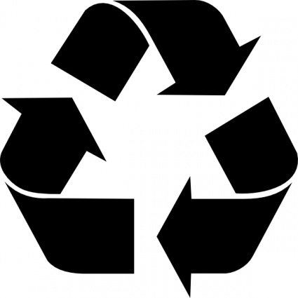 Sign Black Symbol White Signs Symbols Recycle Recycling Free ...