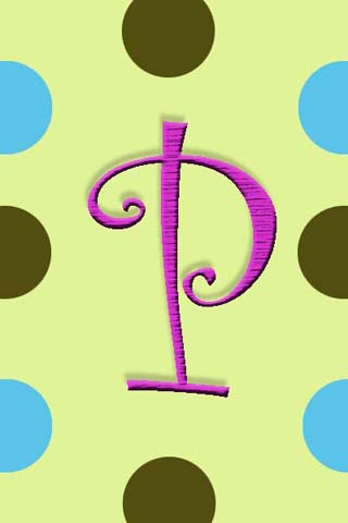 Monogram P Live Wallpaper