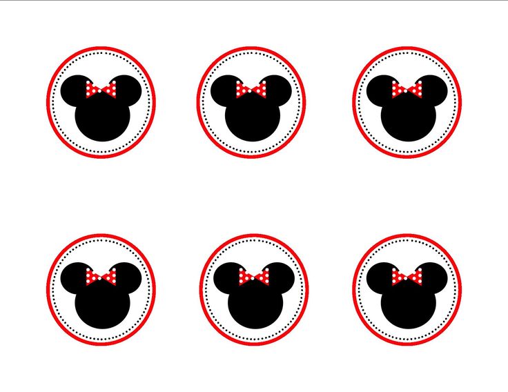 Minnie mouse cupcake topper templates | Hannah's Minnie Mouse Birthda