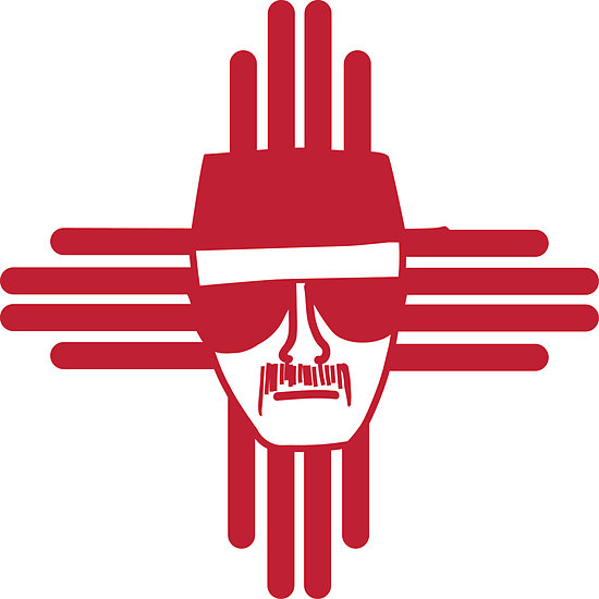 Heisenberg Zia Symbol New Mexico Flag" by mikebriones | Redbubble ...