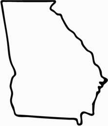 Georgia Outline Map - ClipArt Best