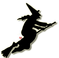 Witch Clipart Silhouette, Echo's Free Halloween Clipart Free Witch ...