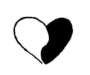 heart shaped yin yang (drawing by Ubob)
