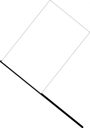 White flag Vector clip art - Free vector for free download