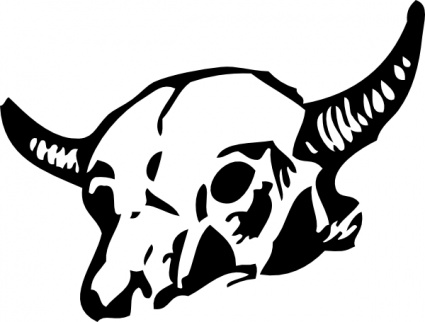 Animal skeleton clipart