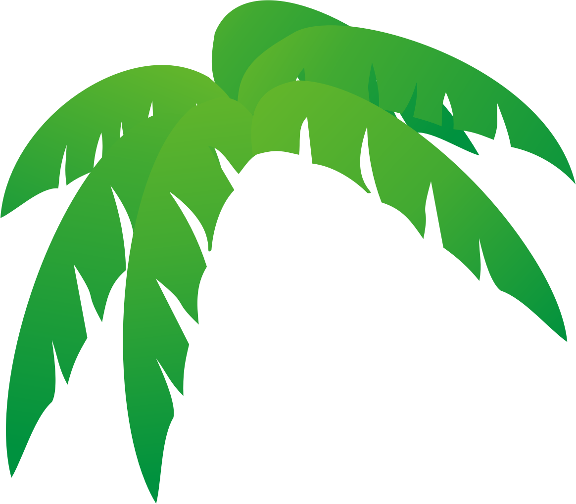 Palm leaves clip art