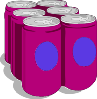 soda can drink - vector Clip Art