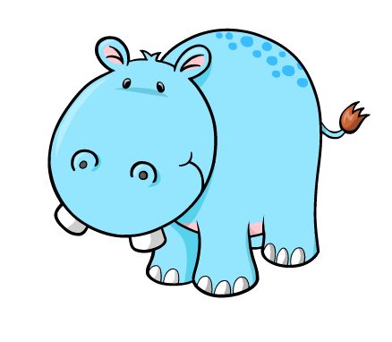 1000+ images about hippos | Grey, Custom wall decals ...