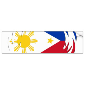 Philippines Flag Bumper Stickers - Car Stickers | Zazzle