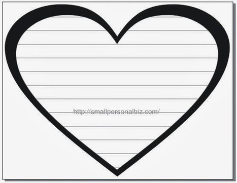 Free Love Heart Image Template with Text Box Li...