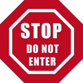 Sign Do Not Enter - ClipArt Best