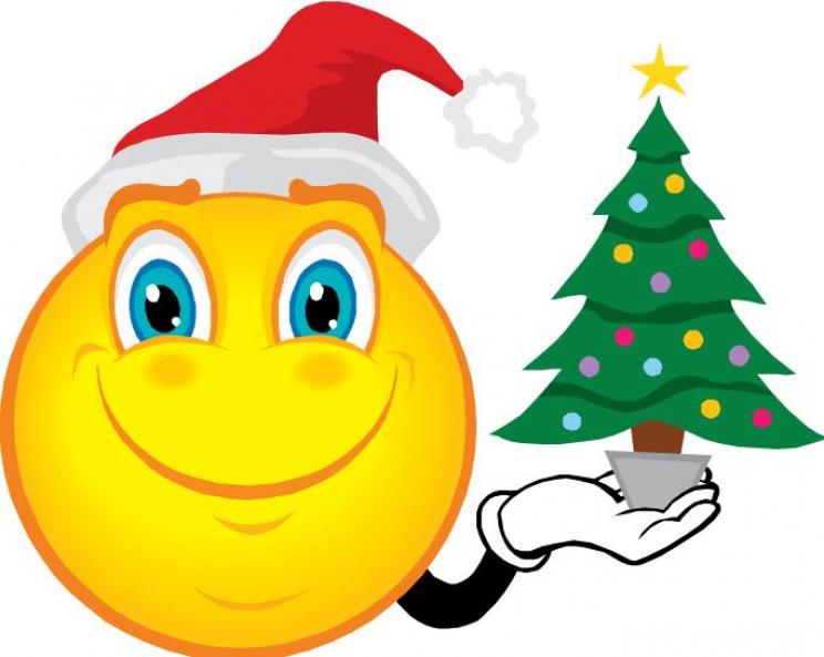 Smiley Christmas Clipart