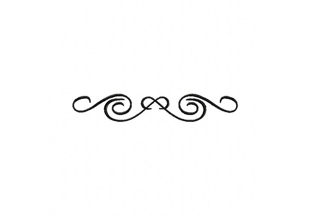 Swirl border clip art