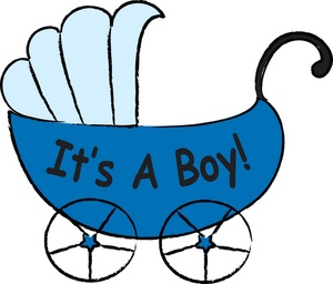 It's A Boy Onesie Clipart