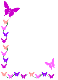 Butterfly Clip Art Borders - ClipArt Best