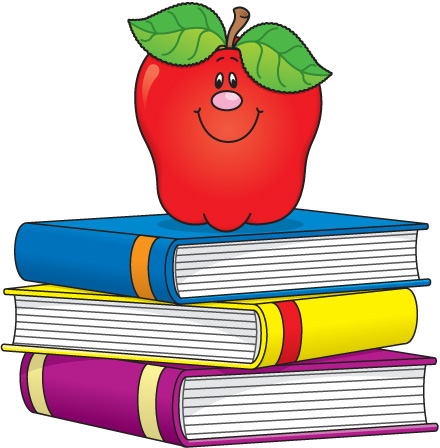 Kindergarten books clipart