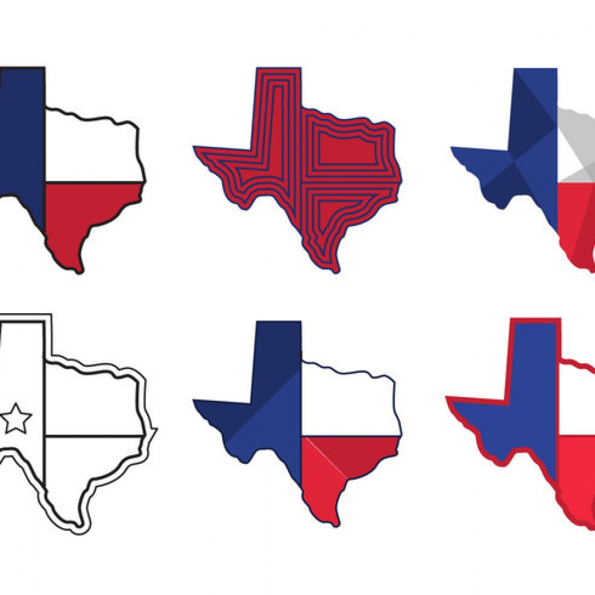 Free vector Texas Map Vector Icons #1 #28660 | My Graphic Hunt