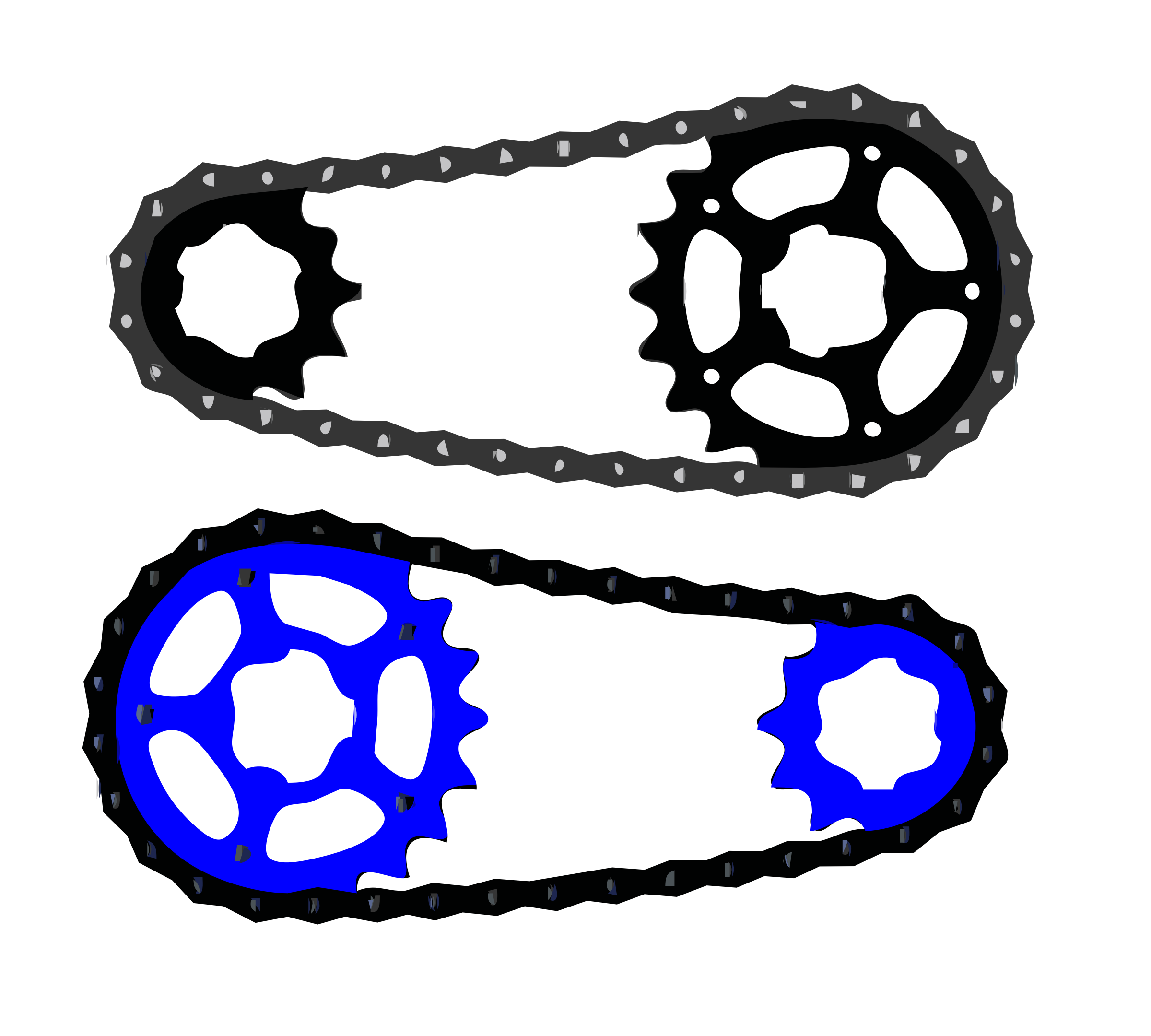 Clipart - Bicycle chain vector