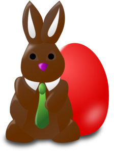 Easter Bunny With Eggs Clipart - Free Clipart Images