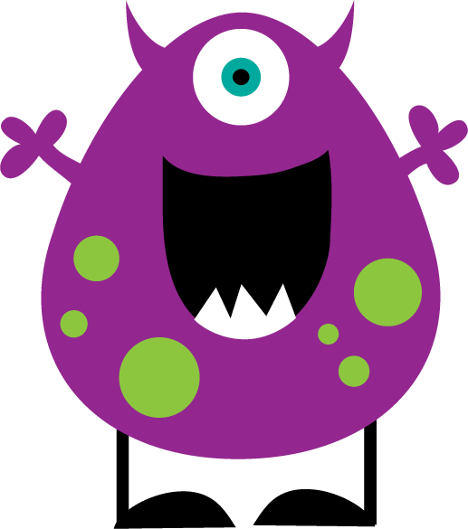 little monster clipart