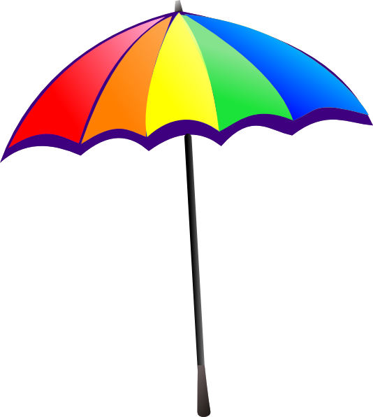 Umbrella On Beach - ClipArt Best