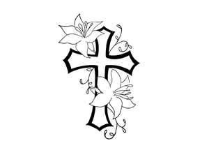 Cross Rib Tattoos | Side Cross ...