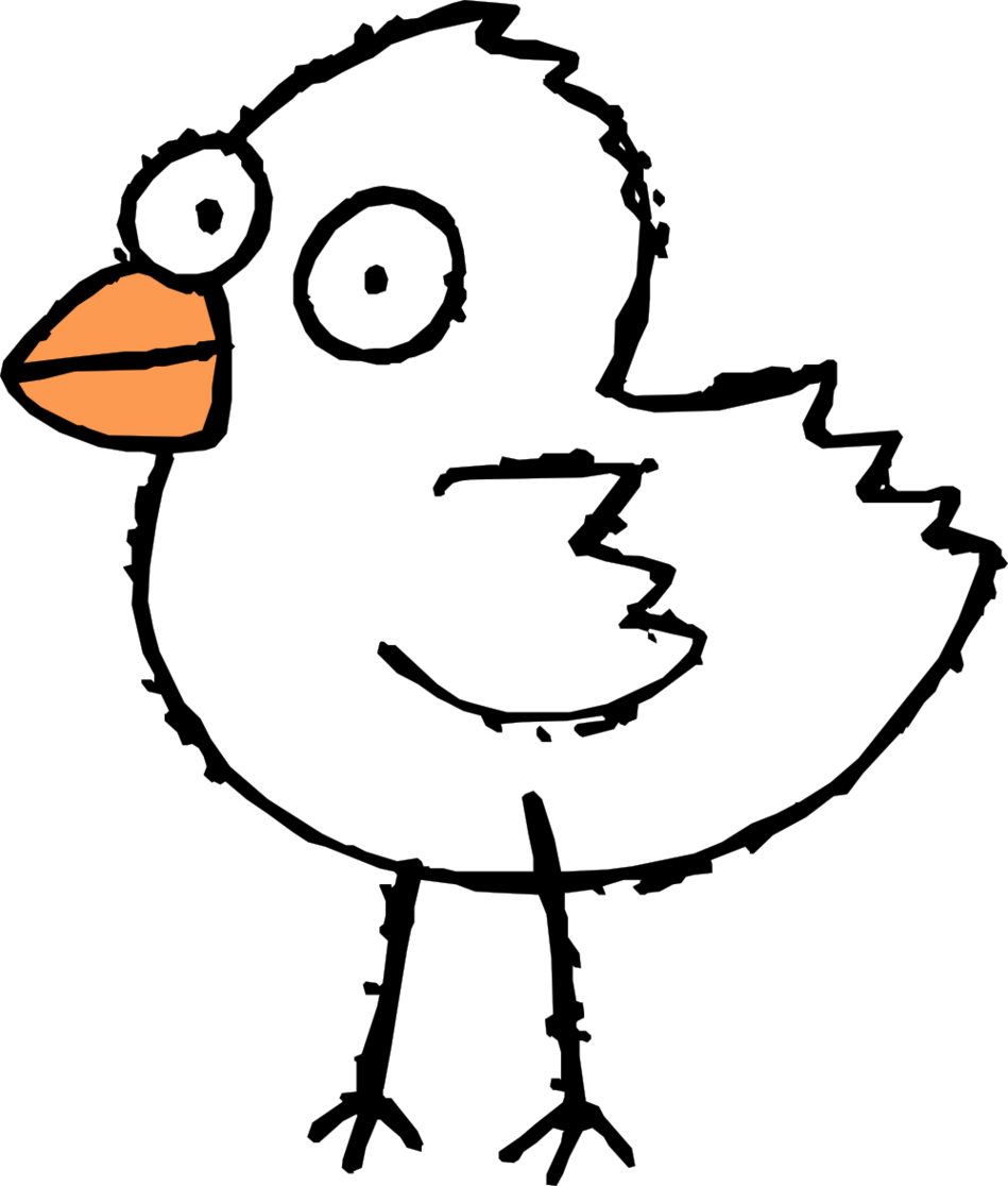 Black And White Bird Clipart Clipart - Free to use Clip Art Resource