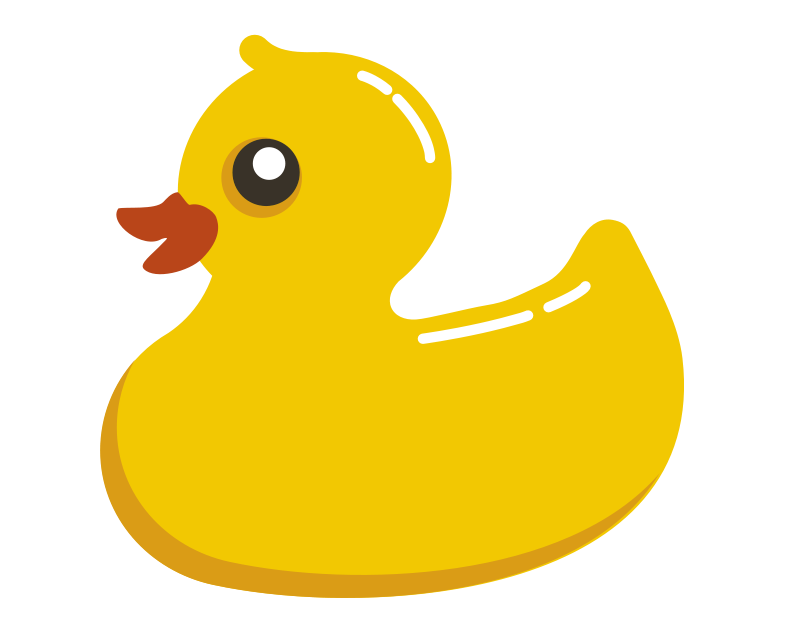 Bath duck clipart