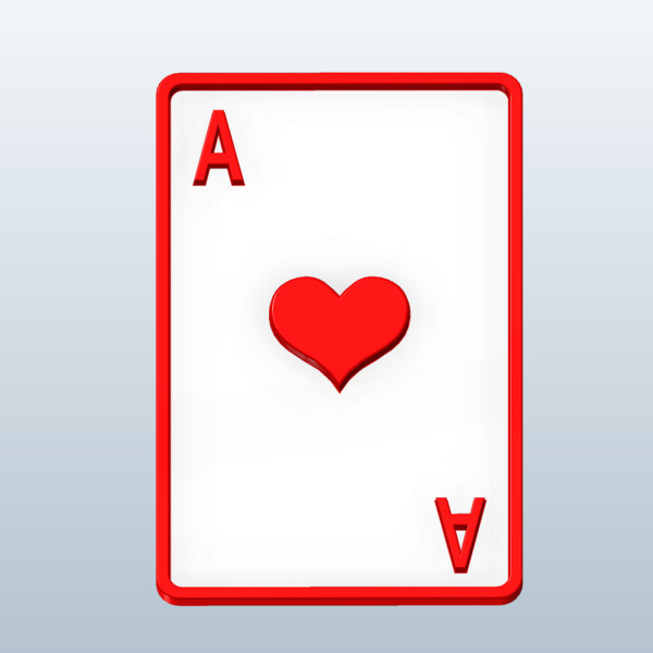 playing card heart clipart images