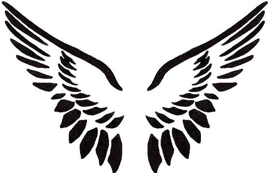 Good graphics on angel wings wings and halo clipart image #23923