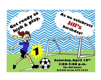 Free Invitation For Party Soccer - ClipArt Best