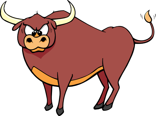 Cartoon Bulls Clipart