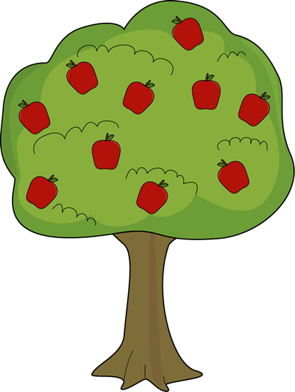 Fruit tree clipart translucent