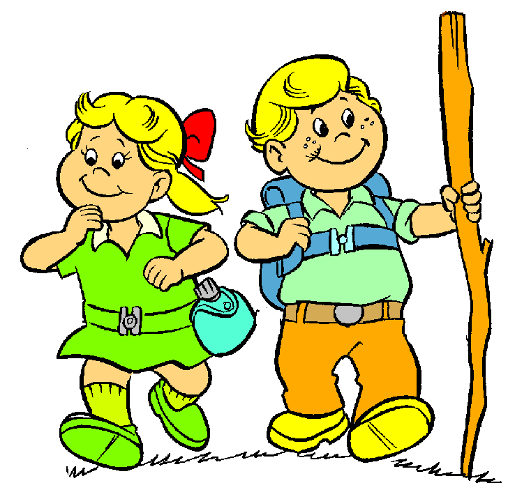 Hiker Animated Clipart