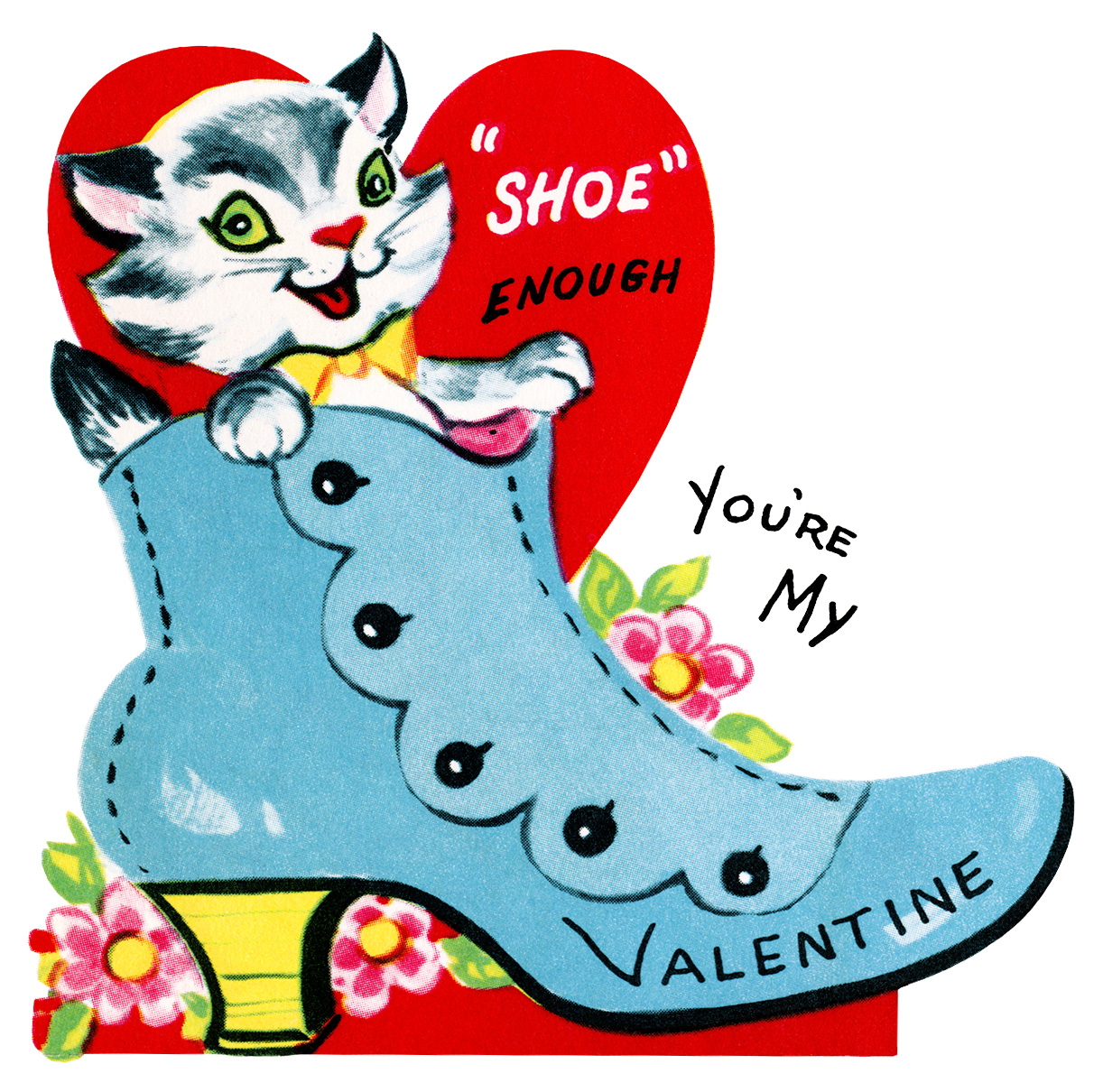 Valentines, Vintage and Shoes