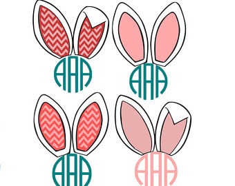 bunny ears svg – Etsy