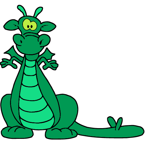 Cute dragon clipart png