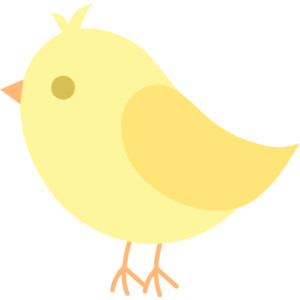 Cute Yellow Bird Clip Art - Free Clip Art - Polyvore