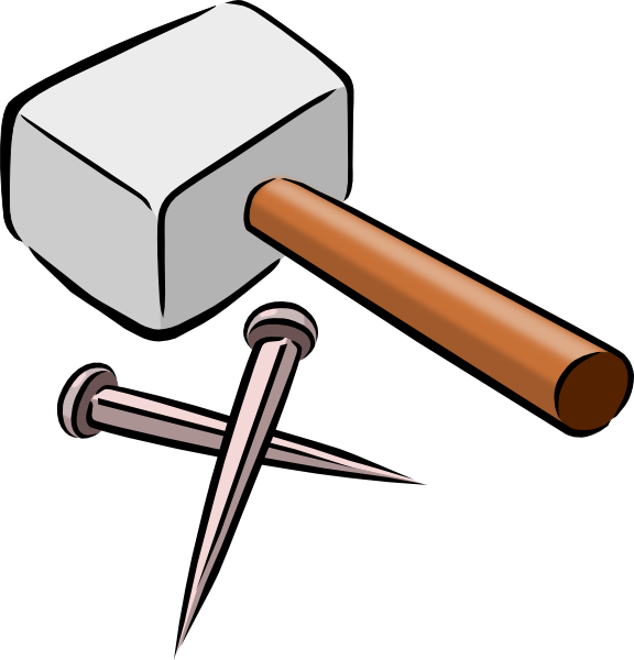 Hammer tools clipart