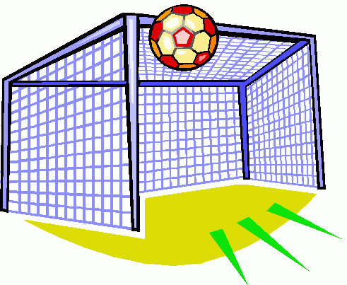 Soccer net clipart