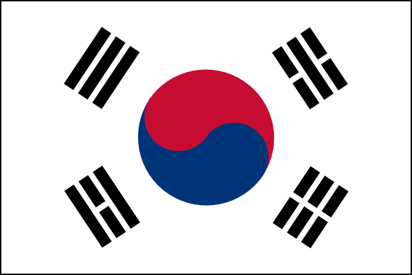Jp Draws South Korean Flag clip art Free Vector