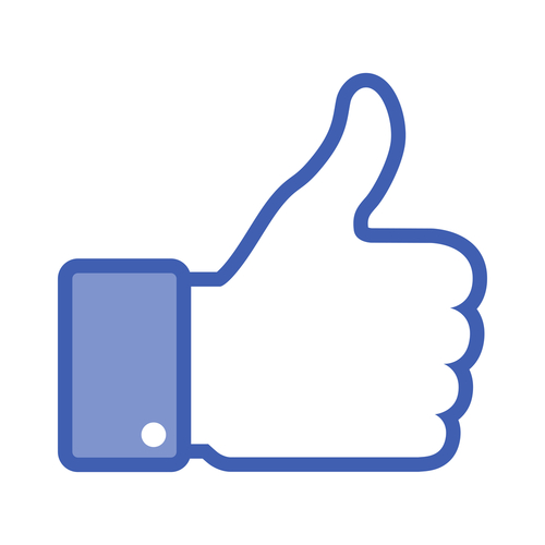 Facebook thumbs up -