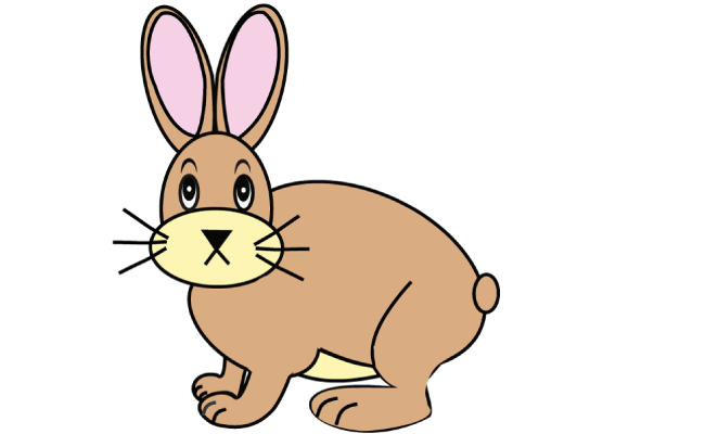 How to Draw a Bunny in Cartoon Style | Easy Drawing Guides - ClipArt