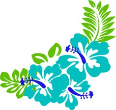 Hawaii Flower Blue - ClipArt Best