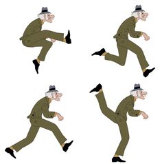 Printable Clock Silly Walk - ClipArt Best