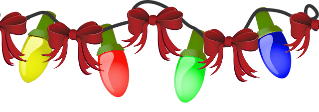 Animated Christmas Lights Clipart