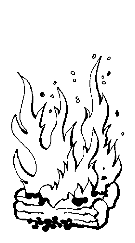 Fire Coloring Pages #23879